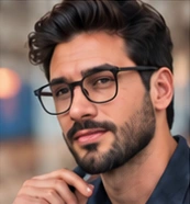 Armação de grau masculina